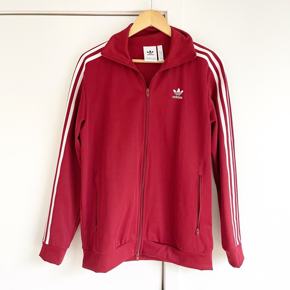 Adidas vintage style 3 stripe track jacket